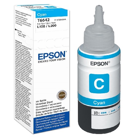 Epson T6642 Cyan Original Ink Bottle (C13T664240)