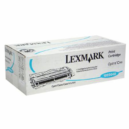 Lexmark 10E0040 Original Cyan Toner Cartridge