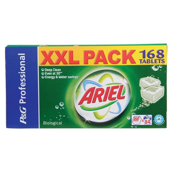 Image of Ariel Biological Washing Tablets for Laundry (2x84 Tablets)