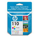 HP 110 Tri-colour Original Inkjet Print Cartridge with Vivera Inks (CB304AE)
