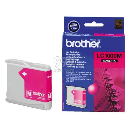 Brother LC1000M Magenta Original Printer Ink Cartridge (LC-1000M)