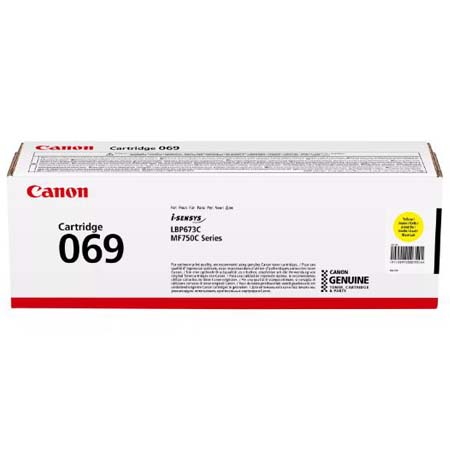 Canon 069 (5091C002) Yellow Original Standard Capacity Toner Cartridge