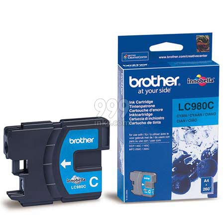 Brother LC980C Cyan Original Ink Cartridge (LC-980C)