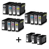999inks Compatible Multipack Canon PGI-1500XLBK/Y 3 Full Sets + 3 FREE Black Inkjet Printer Cartridges