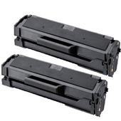 999inks Compatible Twin Pack HP 106X Black High Capacity Toner Cartridges