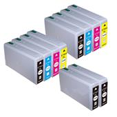 999inks Compatible Multipack Epson T7901 2 Full Sets + 2 FREE Black Inkjet Printer Cartridges
