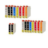 999inks Compatible Multipack Epson T0870/879 2 Full Sets + 2 FREE Black Inkjet Printer Cartridges