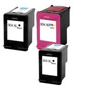 999inks Compatible Multipack HP 304XL 1 Full Set + 1 Extra Black Inkjet Printer Cartridges