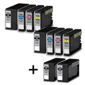 999inks Compatible Multipack Canon PGI-1500XLBK/Y 2 Full Sets + 2 FREE Black Inkjet Printer Cartridges