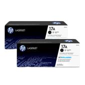HP 17A/CF217A Black Original Laser Toner Cartridge Twin Pack