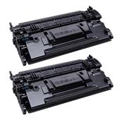 999inks Compatible Twin Pack HP 87A Black Standard Capacity Laser Toner Cartridges