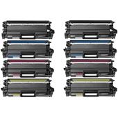 999inks Compatible Multipack Brother TN821XL 2 Full Sets High Capacity Laser Toner Cartridges