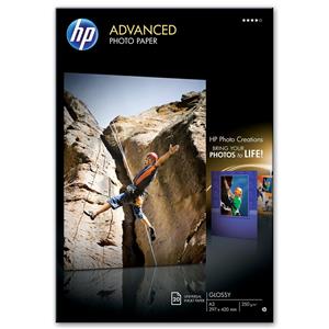 HP Q8697A Advanced Glossy Photo Paper A3 250gsm (20 sheets)