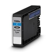 999inks Compatible Cyan Canon PGI-1500XLC High Capacity Inkjet Printer Cartridge