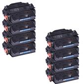 999inks Compatible Eight Pack HP 26X Black Laser Toner Cartridges
