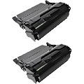 999inks Compatible Twin Pack Lexmark T650A11E Black High Capacity Laser Toner Cartridges