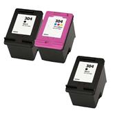 999inks Compatible Multipack HP 304 1 Full Set + 1 Extra Black Inkjet Printer Cartridges