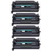999inks Compatible Quad Pack HP 59A Black Standard Capacity Laser Toner Cartridges