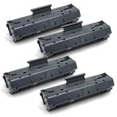 999inks Compatible Quad Pack HP 79A Black Laser Toner Cartridges