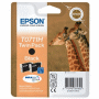 Epson T0711H Original Black High Capacity Ink Cartridge Twin Pack (Giraffe) (T07114H)