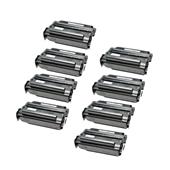 999inks Compatible Eight Pack Lexmark 12A3715 Black Laser Toner Cartridges