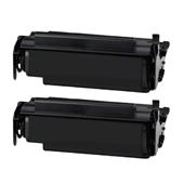 999inks Compatible Twin Pack Lexmark 12A4715 Black High Capacity Laser Toner Cartridges
