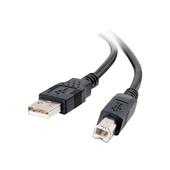 2m USB 2.0 A to B Cable (Black)