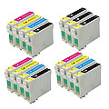 999inks Compatible Multipack Epson T0321/T0324 3 Full Sets + 3 FREE Black Inkjet Printer Cartridges