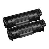 999inks Compatible Twin Pack Canon 703 Black Laser Toner Cartridges