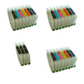 999inks Compatible Multipack Epson T0541-549 3 Full Sets + 3 FREE Black Inkjet Printer Cartridges