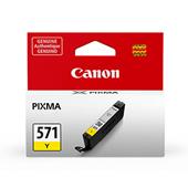 Canon CLI-571Y Yellow Original Standard Capacity Ink Cartridge