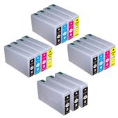 999inks Compatible Multipack Epson T7901 3 Full Sets + 3 FREE Black Inkjet Printer Cartridges