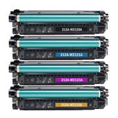 999inks Compatible Multipack HP 212A 1 Full Set Standard Capacity Laser Toner Cartridges