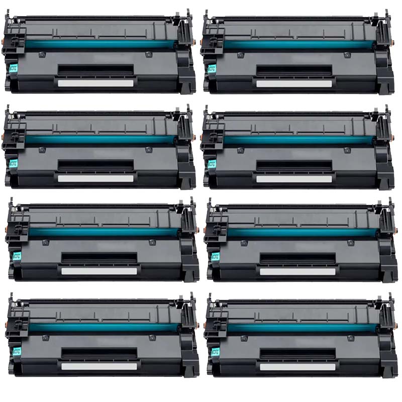 Product image for 999inks Compatible Eight Pack HP 59X Black High Capacity Laser Toner Cartridges - Small