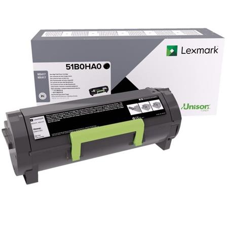 Product image for Lexmark 51B0HA0 Black Original High Capacity Toner Cartridge - Small