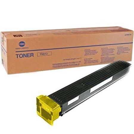 Product image for Konica Minolta TN613Y Original Yellow Laser Toner Cartridge - Small