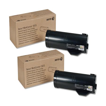 Product image for Xerox 106R02736 Black Original Standard Capacity laser Toner Cartridge Twin Pack - Small
