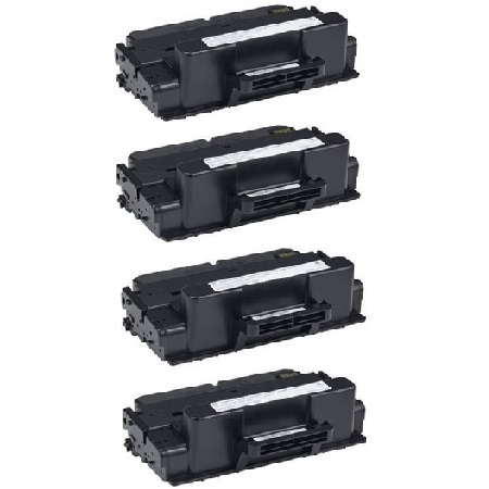 Product image for 999inks Compatible Quad Pack Dell 593-BBBJ Black Laser Toner Cartridges - Small