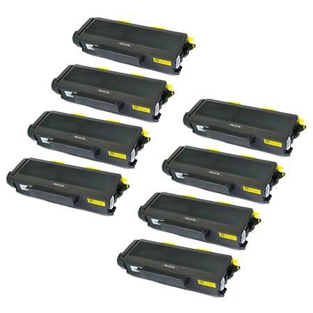 Product image for 999inks Compatible Eight Pack Brother TN3170 Black High Capacity Laser Toner Cartridges - Small