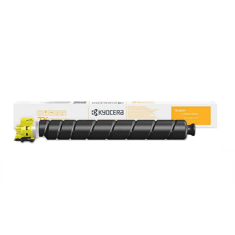 Product image for Kyocera TK-8615Y (1T0C2LANL1) Yellow High Capcacity Original Toner Cartridge - Small