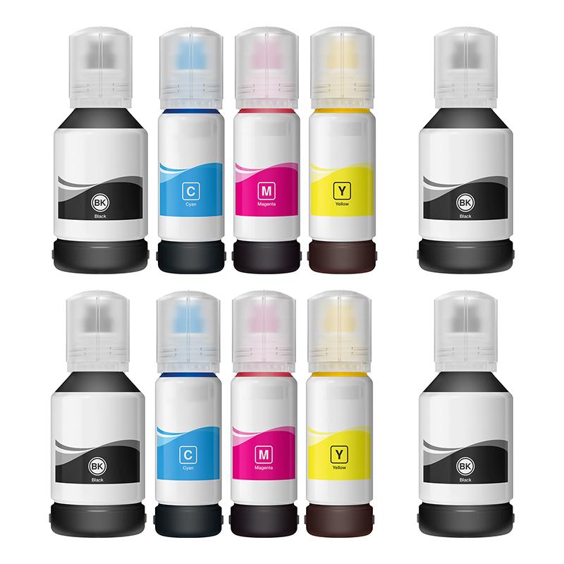 Product image for 999inks Compatible Multipack Epson 101BK/C/M/Y 2 Full Sets + 2 FREE Black Original Ink Bottles - Small