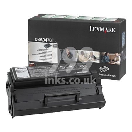 Product image for Lexmark 08A0476 Black Original Standard Capacity Toner Cartridge - Small