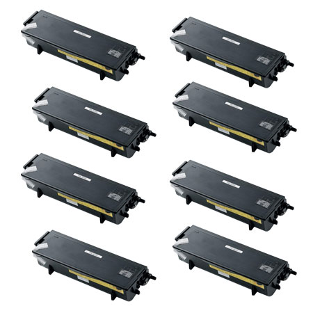 Product image for 999inks Compatible Eight Pack Brother TN3130 Black Laser Toner Cartridges - Small