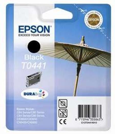 Product image for Epson T0441 Black Original Standard Capacity Ink Cartridge (Parasol) (T044140) - Small