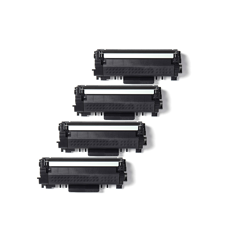 Product image for 999inks Compatible Quad Pack Brother TN2410 Black Standard Capacity Laser Toner Cartridges - Small