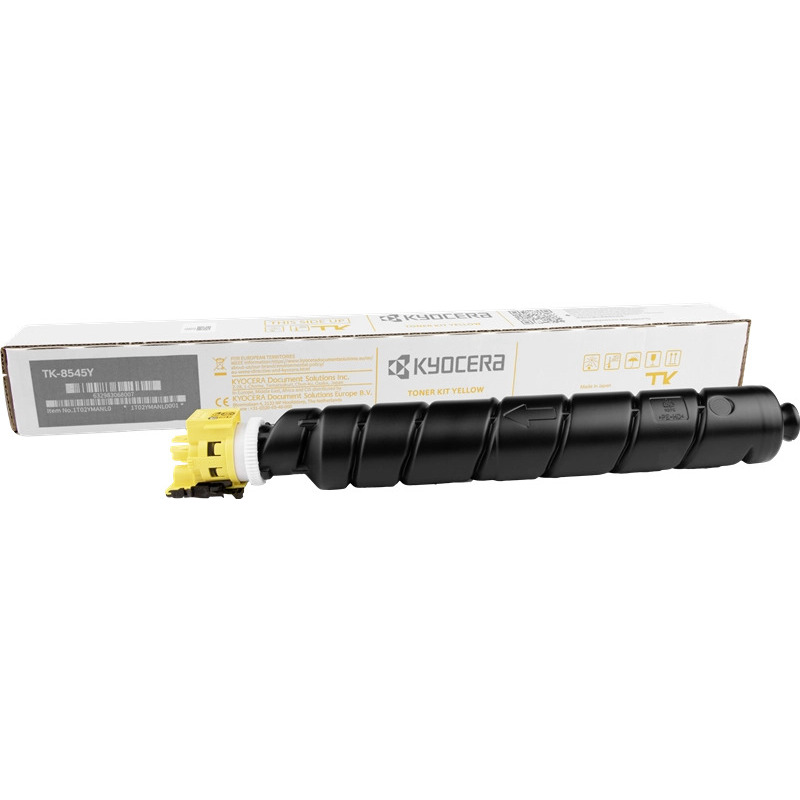 Product image for Kyocera TK-8545Y Yellow Original Standard Capacity Toner Cartridge - Small
