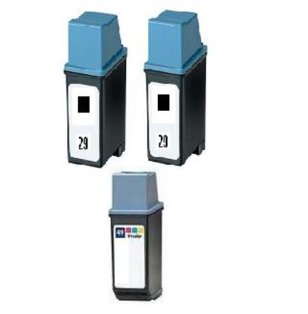 Product image for 999inks Compatible Multipack HP 29/49 1 Full Set + 1 Extra Black Inkjet Printer Cartridges - Small