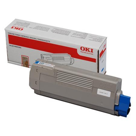 Product image for OKI 44059167 Cyan Original Standard Capacity Toner Cartridge - Small