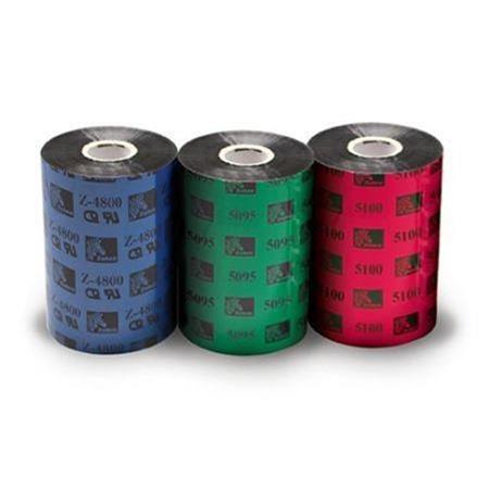 Product image for Zebra 04800BK11045 Original Resin Printer Ribbon 4800 (110mm x 450m) - Small
