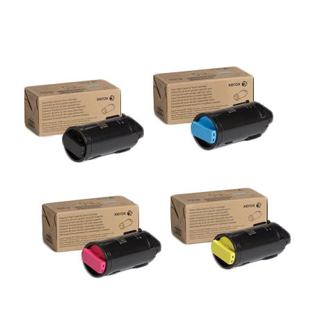 Product image for Xerox 106R03870/76 Full Set Extra High Capacity Original Laser Toner Cartridges - Small